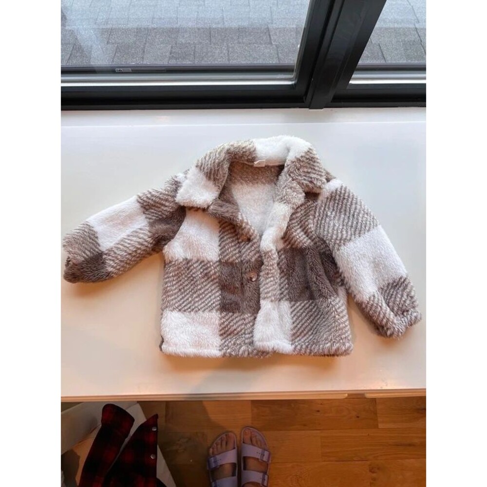 12-18m fleece button up jacket unisex
